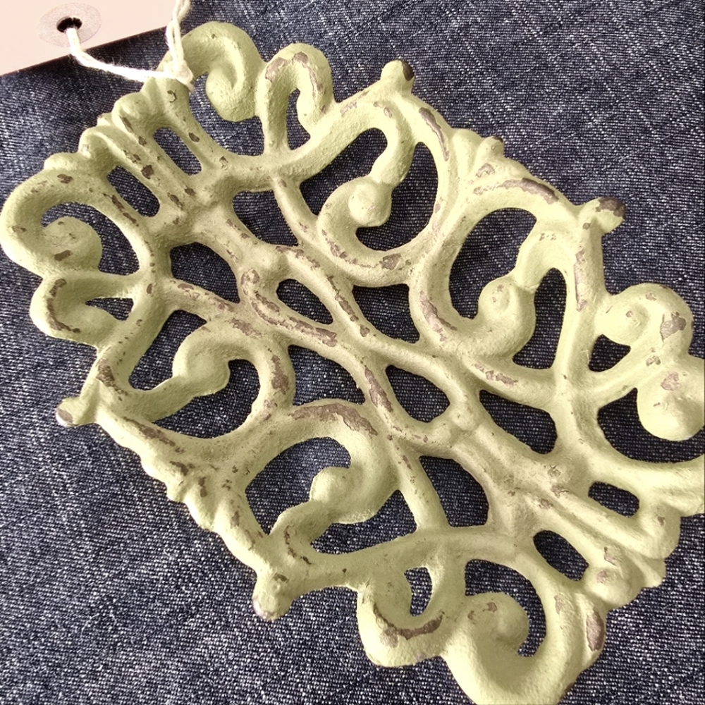 New! Cast Iron Green Soap Dish